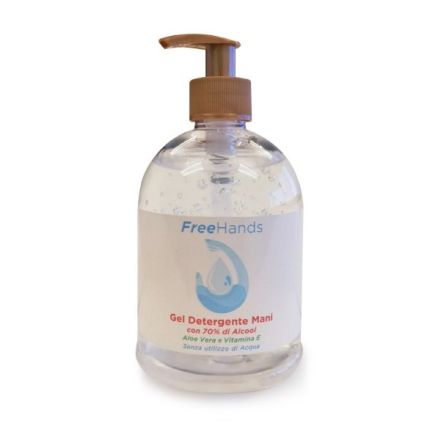 Sanigel - Gel Freehand mani disinfettante antisettico - 500 ml per casa e ufficio - alcool 70%