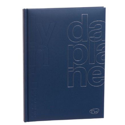 Agenda giornaliera 12 mesi - 2026 - 14,5x20,5 cm - sab/dom divisi - blu
