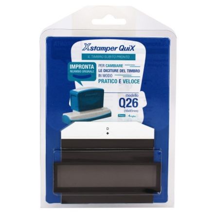 Impronta ed etichetta XStamper - Timbro Q26