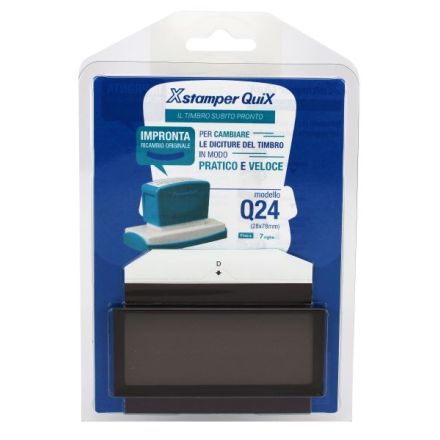 Impronta ed etichetta XStamper - Timbro Q24