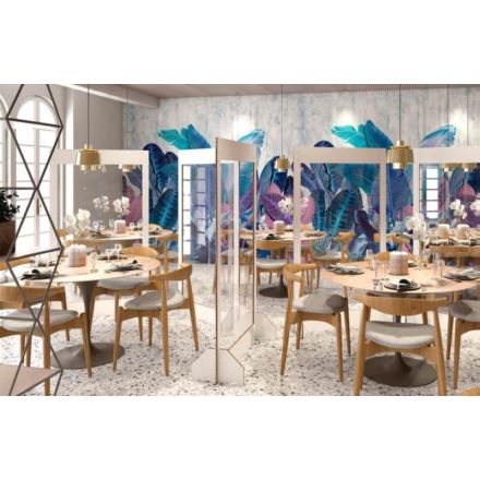 Pannello autoportante in plexiglass f.to 180x100 cm