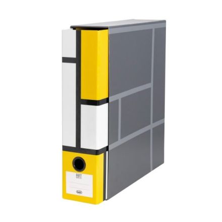 Raccoglitore Art - Formato Protocollo - Dorso 8 cm - giallo
