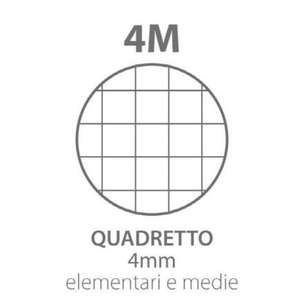 Maxiquaderno Collezione Puppy - Rigatura 4M - Quadretto elementari e medie - 80 g - A4 - copertine assortite