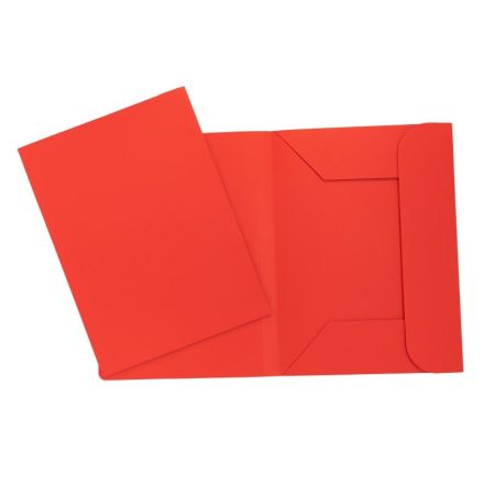 Cartelline 3 lembi Arcobaleno - cartoncino - 190 g/mq - 33,5x24,5 cm - rosso - conf. 20 pz