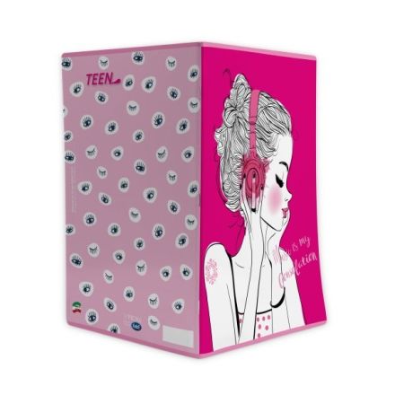 Maxiquaderno Teen - Rigatura 4M - Quadretto elementari e medie - 80 g - A4 - copertine assortite