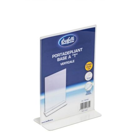 Portadepliant - base ad T - 21x15 cm