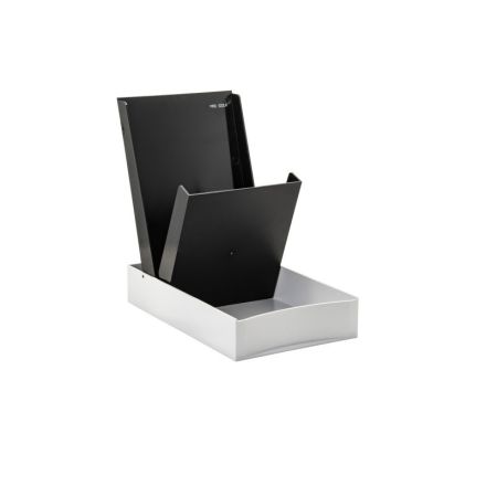 Schedario in plastica - capacità 100 schede - per schede 24x17 cm