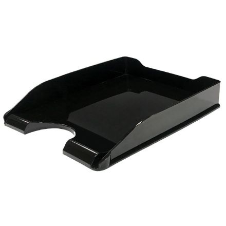 Vaschetta portacorrispondenza - plastica rigenerata - nero