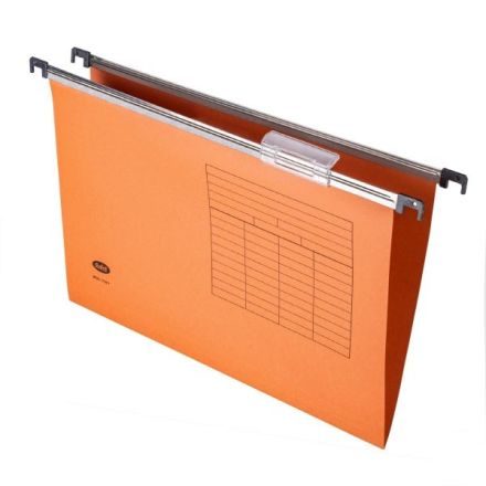 Cartella sospesa - da cassetto - Interasse 39 cm - Fondo a V - arancio