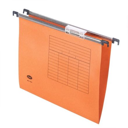 Cartella sospesa - da cassetto - Interasse 33 cm - Fondo a V - arancio