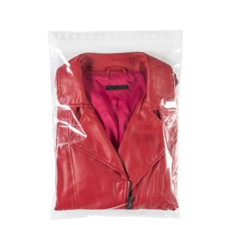 Buste con chiusura a pressione richiudibili - polietilene -40x30 cm