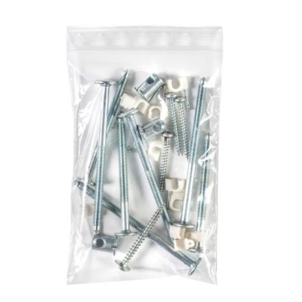 Buste con chiusura a pressione richiudibili - polietilene -15x10 cm