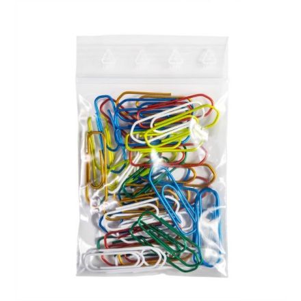 Buste con chiusura a pressione richiudibili - polietilene - 8x6 cm