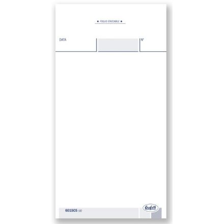 Comande generiche - Blocco 50/50 fogli autoricalcante - 14,5x7,5 cm