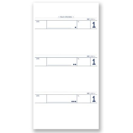 Comande generiche - Blocco 25/25 fogli autoricalcante 3 tagliandi - 14,5x7,5 cm
