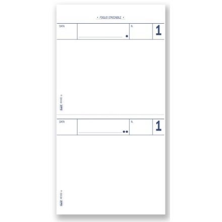 Comande generiche - Blocco 25/25 fogli autoricalcante 2 tagliandi - 14,5x7,5 cm