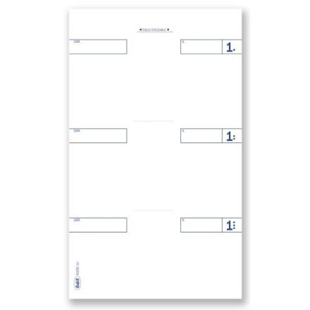 Comande generiche - Blocco 25/25 fogli autoricalcante 3 tagliandi - 16,8x10 cm