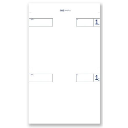 Comande generiche - Blocco 25/25 fogli autoricalcante 2 tagliandi - 16,8x10 cm