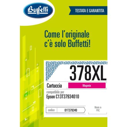 Epson Cartuccia ink jet - Compatibile 378XL T3793 - Magenta - 830 pag
