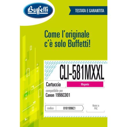 Canon Cartuccia ink jet - Compatibile CLI-581M XXL 1996C001 - Magenta - 830 pag