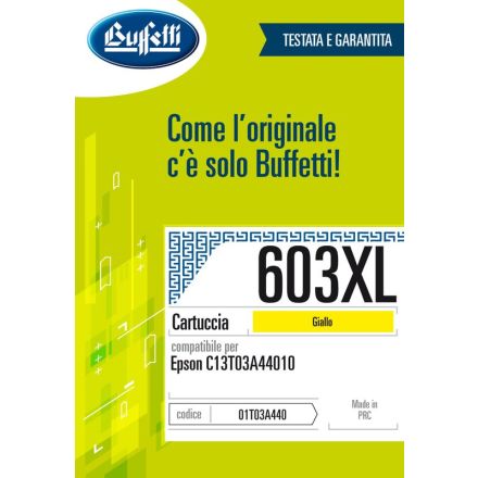 Epson Cartuccia ink jet - Compatibile 603XL T03A4 - Giallo - 350 pag