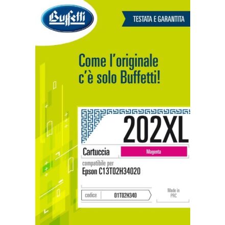 Epson Cartuccia ink jet - Compatibile 202XL T02H3 - Magenta - 650 pag
