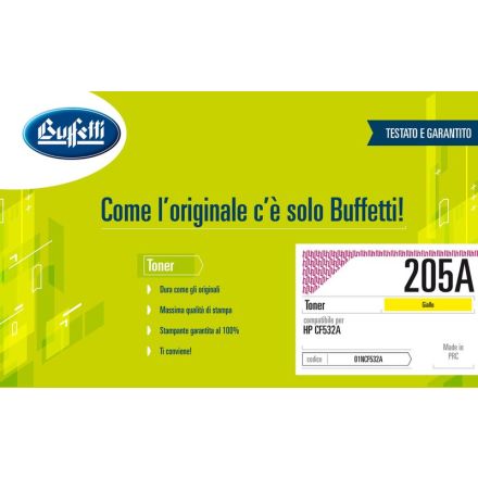 Toner HP - Compatibile 205A CF532A - Giallo - 900 pag