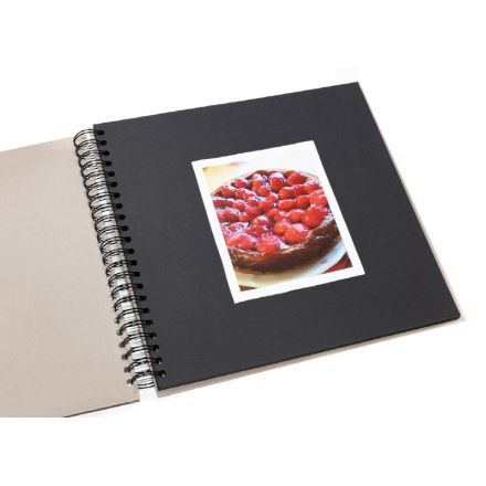 Album foto con spirale 30 fogli - 29x29cm - blu