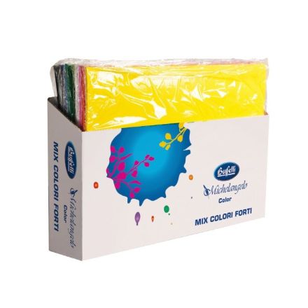 Cartoncini Michelangelo Prisma Monoruvido 220 g - 70x100 cm - 220 g - 12 colori assortiti