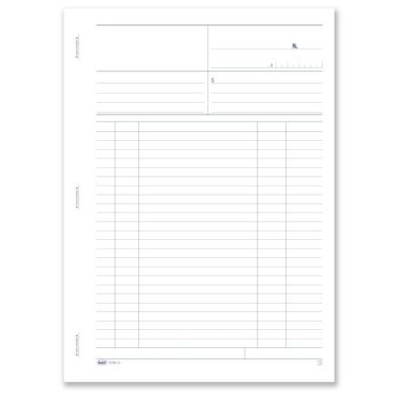 Passepartout generico - Blocco 50/50 fogli autoricalcante - 29,7x21,5 cm