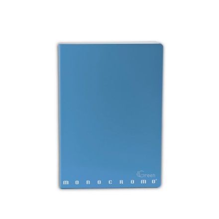 Maxiquaderno Monocromo Green - Rigatura 1R - Righe medie e superiori - 80 g - carta riciclata - A4 - copertine assortite