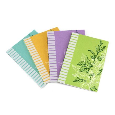 Quaderno I Love Green - carta riciclata 100% - A5 - senza righe - colori assortiti