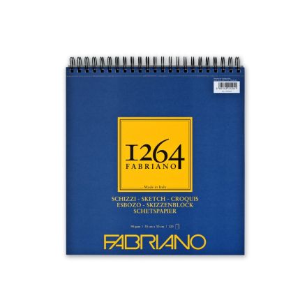 Album Schizzi 1264 Fabriano - spiralato lato sx - formato 300x300 mm - 120 fogli - 90 g