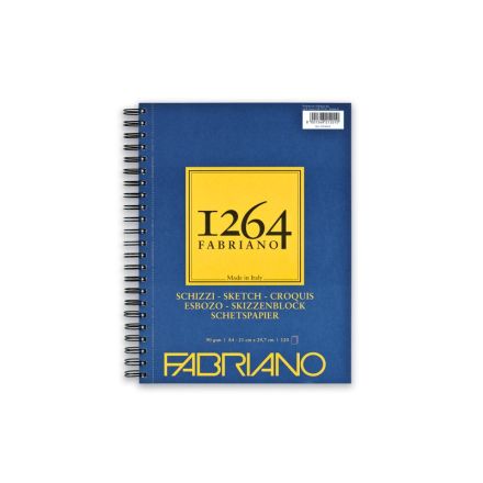 Album Schizzi 1264 Fabriano - spiralato lato lungo - formato A4 - 120 fogli - 90 g