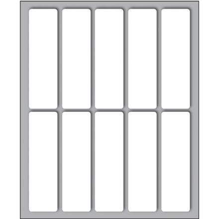 Etichette adesive permanenti multifunzione TAK-TO - 70 x 20 mm - Fogli DIN A5 - 100 etichette