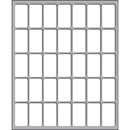 Etichette adesive permanenti multifunzione TAK-TO - 27 x 15 mm - Fogli DIN A5 - 350 etichette