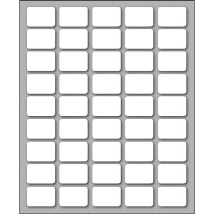 Etichette adesive permanenti multifunzione TAK-TO - 21 x 14 mm - Fogli DIN A5 - 10 etichette