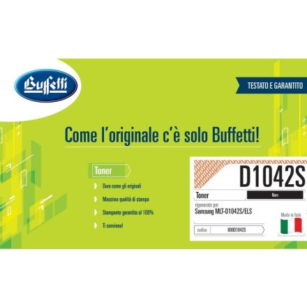 Samsung Toner - Compatibile Rigenerato MLTD1042S MLT-D1042S/ELS - Nero - 1.500 pag