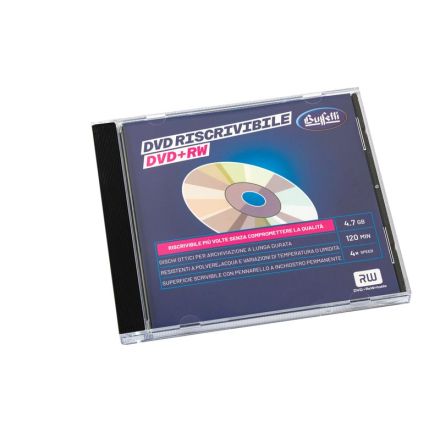 Buffetti - DVD+RW riscrivibile - 4,7 GB - jewel case - Silver