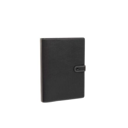 Agenda giornaliera 12 mesi blocco mobile - 2024 - 14,5x20,5 cm - sab/dom divisi - nero