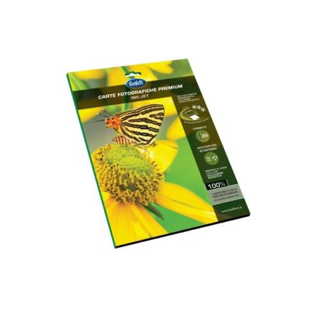 Carta fotografica da 270g - conf. 40 fogli - f.to 13x18 - bianco lucido