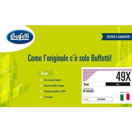 Toner HP - Compatibile Rigenerato 49X Q5949X - Nero - 6.000 pag