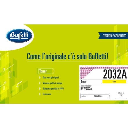 Toner HP - Compatibile 2032A W2032A - Giallo - 2.100 pag