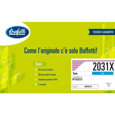 Toner HP - Compatibile 2031X W2031X - Ciano - 6.000 pag