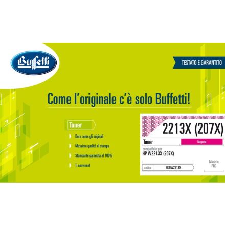 Toner HP - Compatibile 2213X(207X) W2213X(207X) - Magenta - 2.450 pag