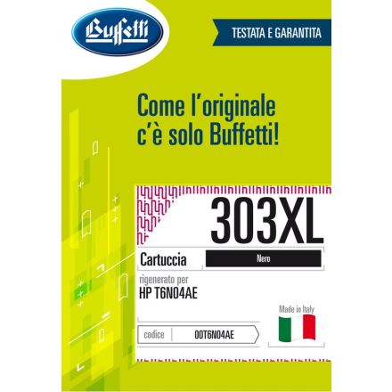 Cartuccia ink jet HP - Compatibile Rigenerato 303XL T6N04AE - Nero - 600 pag