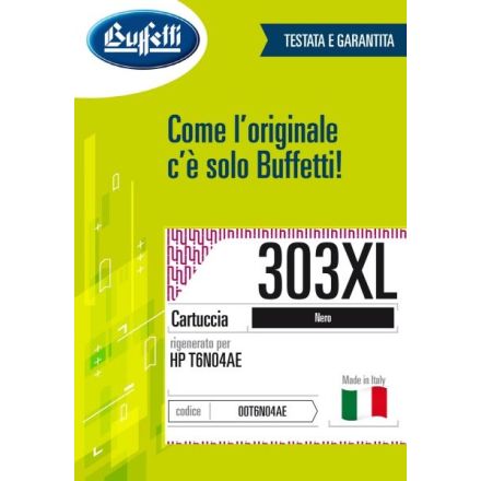 Cartuccia ink jet HP - Compatibile Rigenerato 303XL T6N04AE - Nero - 600 pag