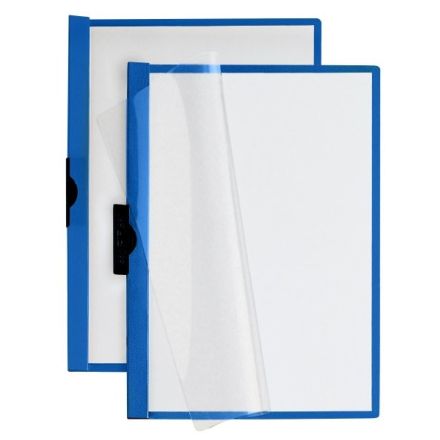 Cartellina con clip mm 5 - PVC - 29,7x21 cm - blu