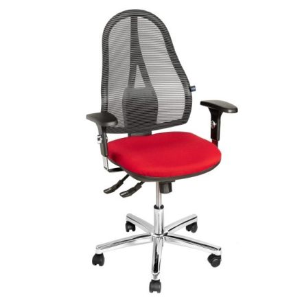 Sedia operativa Bliss - braccioli inclusi - chianti/antracite