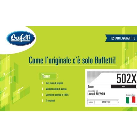 Lexmark Toner - Compatibile Rigenerato 50F2X00 50F2X00 - Nero - 10.000 pag